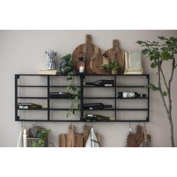 Ib Laursen Vinreol i jern til vgmontering T/8 flasker