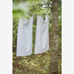 Ib Laursen - Viskestykke Dorothea m/stvbl blomsterranker