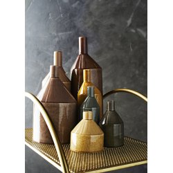 Madam Stoltz - Stentjsflaske, light karamel H 26 D 16 cm.