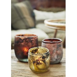 Madam Stoltz - Fyrfadsstage grn, organisk form H 8 cm