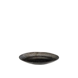 Madam Stoltz - Stentjstallerken i sort  21,5 cm