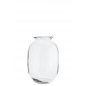 Madam Stoltz - Hndlavet glas vase H 34 D 20 cm