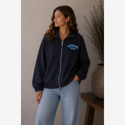 Marta Du Chateau - MdcNete Cardigan Navy/Sky 