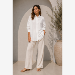 Soft Rebels - SRFreedom Lang�rmet Skjorte Hvid 
