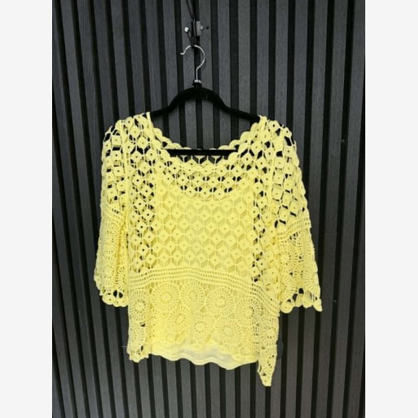 Strik m. top Gul Onesize