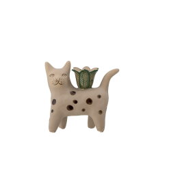 Bloomingville - Mamie Lysestage Kat Stentj L: 12 H: 16 B: 7,5 cm. 