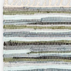 Skinbjerg kludetppe bl og grn 60x90 cm.