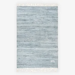 Skinbjerg kludetppe lysebl 65x170 cm.