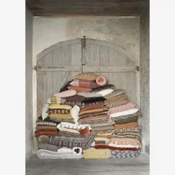 Madam Stoltz - Pude plle Velour Grn D: 20 L: 50 cm. 