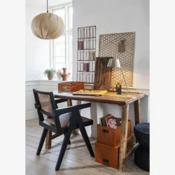 Madam Stoltz - Clip m/ophngs hul, "Guld" Jern B: 4 H: 10 cm.