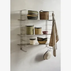 Madam Stoltz - Vghylde i jern 3 hylder, 76x24x82 cm