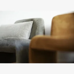 Madam Stoltz - Velour Lounge stol, Grn 69x78x73 cm