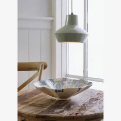 Madam Stoltz - Loft Lampe Emalje Lysegrn D: 22 H: 19 cm.