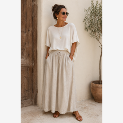 Nederdel m. elestik og bindeb�nd Sand Onesize