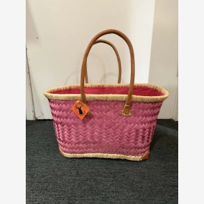 Madam Gr�skar - Strandtaske Lyser�d 46x26cm.