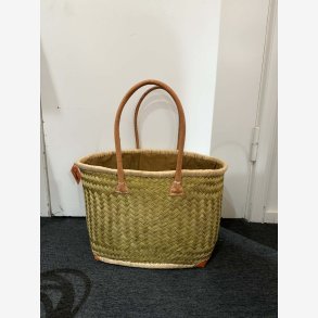 Madam Gr�skar - Strandtaske Gr�n 49x32cm.