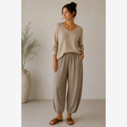 Marta Du Chateau - MdcCelina Strik Medium Beige
