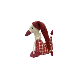 Speedtsberg - Julegs m. trklde og hue 11cm, Rd mix - flere varianter 