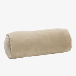 Madam Stoltz - Pude p�lle Velour Taupe D: 20 L: 50 cm. 