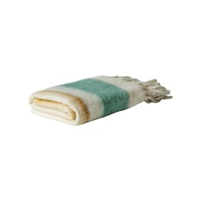 Speedtsberg plaid m/frynser aqua blue mix 130x170cm.