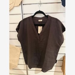 Agenda - Janella Top Brun 100% h�r
