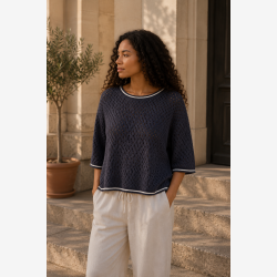 Marta Du Chateau - MdcRowan Bluse Sort Onesize