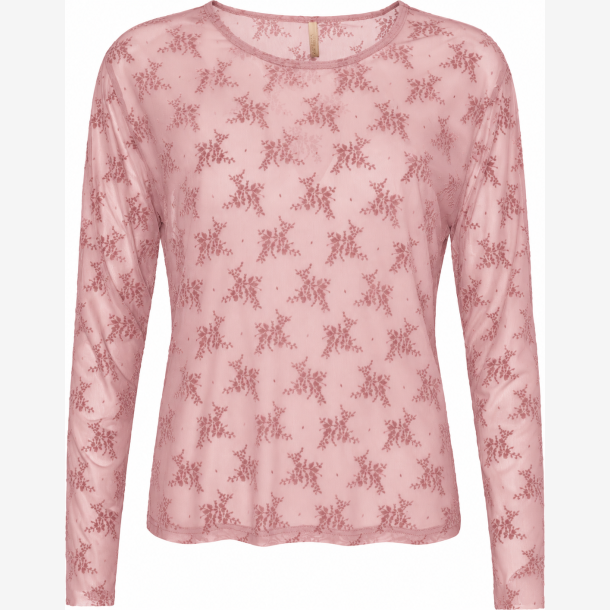 Ofelia - Gitte Blonde Bluse - Faded Pink