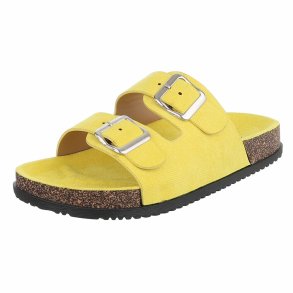 OLGA - Sandal m/Sp�nde Gul
