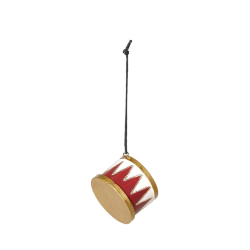 Speedtsberg - Tr tromme m. mnster 4x5cm, Rd, Hvid, Guld - Flere varianter 