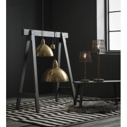 PR HOME - Columbus Lampefod, Messing, 50cm.