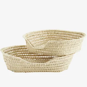 Madam Stoltz - Hundekurv 58x43x15/70x50x15cm