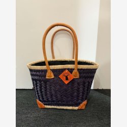 Madam Gr�skar - Strandtaske Sort 40x25 cm.