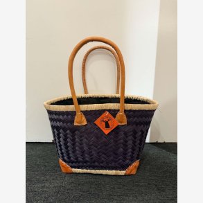 Madam Gr�skar - Strandtaske Sort 40x25 cm.