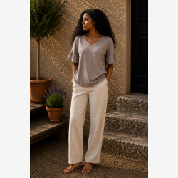 Marta Du Chateau - MdcSabela T-Shirt Fango