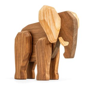 Fablewood Far Elefant figur i tr