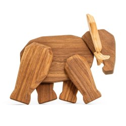 Fablewood Far Elefant figur i tr