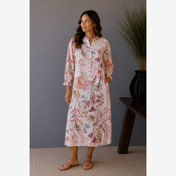 Marta Du Chateau - MdcAries Kjole Rosa/blomsterprint