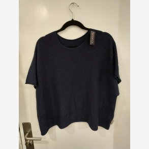 Strik 3/4 �rmet Ensfarvet Marine Onesize 55%viscose, 25%polyamide, 20%polyester