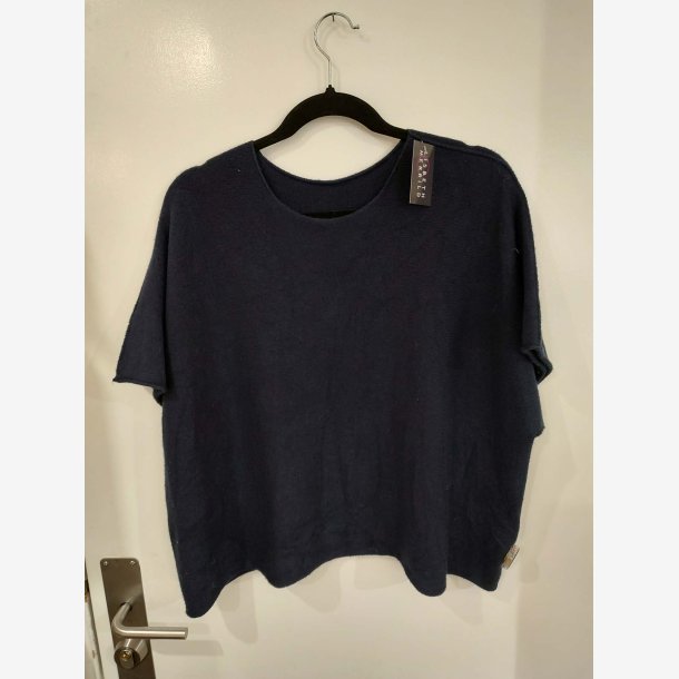 Strik 3/4 �rmet Ensfarvet Marine Onesize 55%viscose, 25%polyamide, 20%polyester