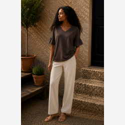 Marta Du Chateau - MdcSabela T-Shirt M�rkebrun