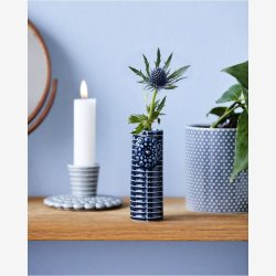 Dottir - PIPANELLA vase lines micro petrol