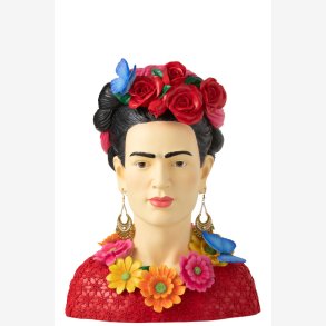 J-Line - Buste Frida Kahlo Poly B: 31 H: 40cm. 