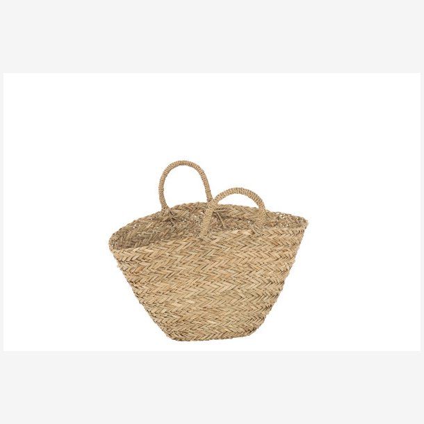 J-Line - Strandtaske flettet bast L: 41 B: 44 H: 38cm. 