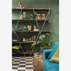 J-Line - Aber "ikke se, Ikke hre, ikke tale" st m/ 3 figure poly Guld H: 23 cm. 