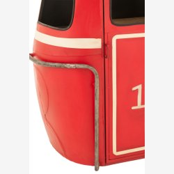 J-Line - Svvebane barskab metal og tr 135x154x47cm, Rd