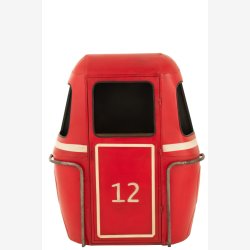 J-Line - Svvebane barskab metal og tr 135x154x47cm, Rd