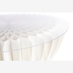 J-Line - Foldbart barbord papir 70x110x70 cm, Off-white