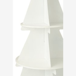 J-Line - Juletrs Udstillingsreol - Flere strrelser, Hvid