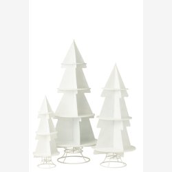 J-Line - Juletrs Udstillingsreol - Flere strrelser, Hvid