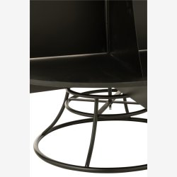 J-Line - Juletrs Udstillingsreol - Flere strrelser, Sort